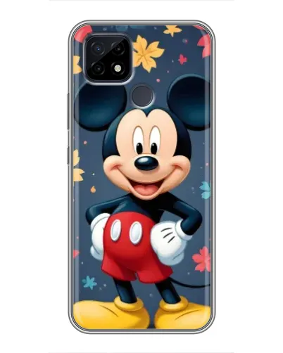 Чехол для Realme C21 с картинкой «Осенний Mickey Mouse»