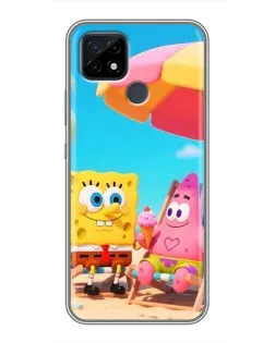 Чехол для Realme C21 с картинкой «Отдых на пляже»