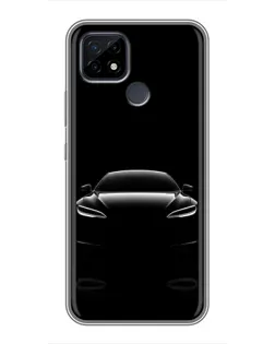 Чохол для Realme C21 з картинкою «Силует Tesla Night»