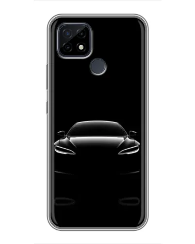Чохол для Realme C21 з картинкою «Силует Tesla Night» Чохол для Realme C21 з картинкою «Силует Tesla Night»