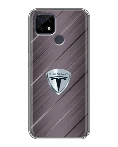Чохол для Realme C21 з картинкою «Металева текстура Tesla» Чохол для Realme C21 з картинкою «Металева текстура Tesla»
