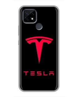 Чохол для Realme C21 з картинкою «Tesla Red Logo» Чохол для Realme C21 з картинкою «Tesla Red Logo»
