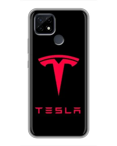 Чохол для Realme C21 з картинкою «Tesla Red Logo» Чохол для Realme C21 з картинкою «Tesla Red Logo»