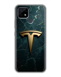 Чохол для Realme C21 з картинкою «Мармурова Tesla Gold» Чохол для Realme C21 з картинкою «Мармурова Tesla Gold»