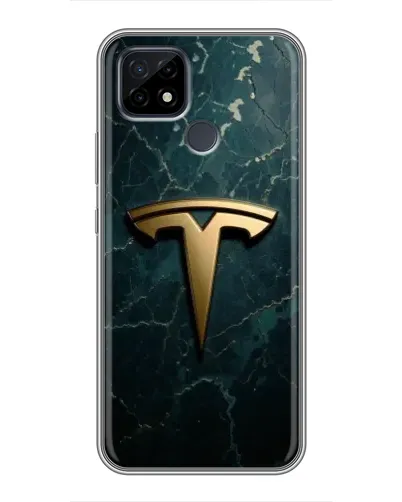 Чохол для Realme C21 з картинкою «Мармурова Tesla Gold» Чохол для Realme C21 з картинкою «Мармурова Tesla Gold»