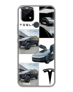 Чохол для Realme C21 з картинкою «Колаж Cybertruck Tesla» Чохол для Realme C21 з картинкою «Колаж Cybertruck Tesla»