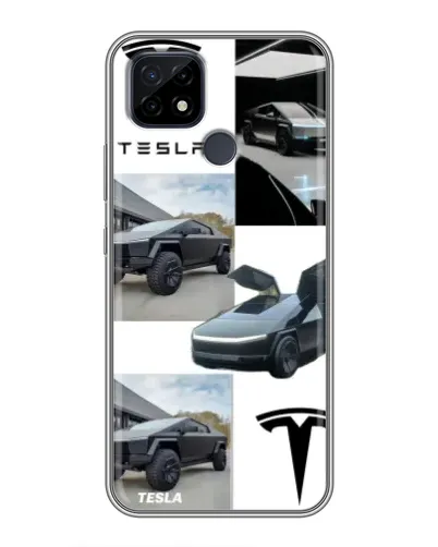 Чохол для Realme C21 з картинкою «Колаж Cybertruck Tesla» Чохол для Realme C21 з картинкою «Колаж Cybertruck Tesla»