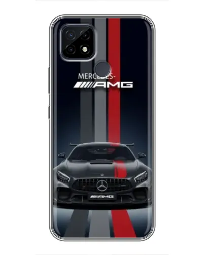 Чохол для Realme C21 з картинкою «Mercedes — білий карбон» Чохол для Realme C21 з картинкою «Mercedes — білий карбон»