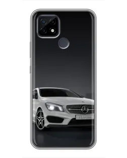 Чохол для Realme C21 з картинкою «Mercedes AMG GT Silver»