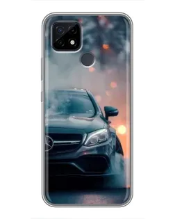 Чохол для Realme C21 з картинкою «Mercedes — нічне місто»