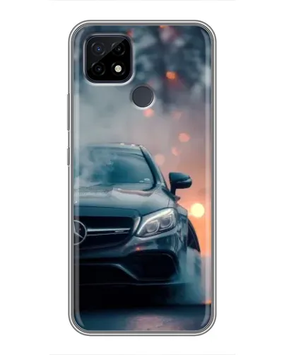 Чохол для Realme C21 з картинкою «Mercedes — нічне місто» Чохол для Realme C21 з картинкою «Mercedes — нічне місто»
