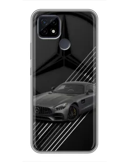 Чохол для Realme C21 з картинкою «Mercedes AMG — графіка»