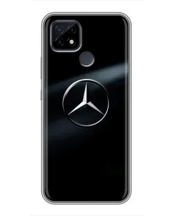 Чохол для Realme C21 з картинкою «Mercedes на металі» Чохол для Realme C21 з картинкою «Mercedes на металі»