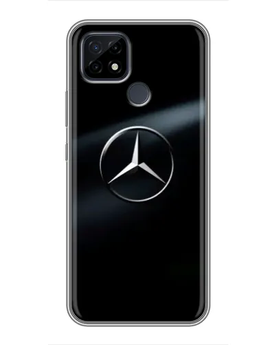 Чехол для Realme C21 с картинкой «Mercedes на металле» Чехол для Realme C21 с картинкой «Mercedes на металле»
