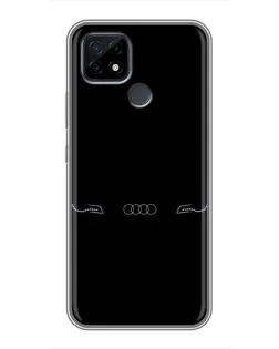 Чохол для Realme C21 з картинкою «Audi — світловий підпис»