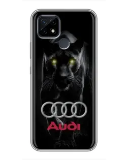 Чохол для Realme C21 з картинкою «Пантера та Audi» Чохол для Realme C21 з картинкою «Пантера та Audi»