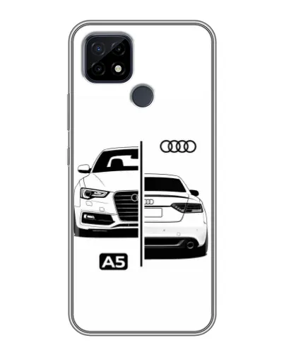 Чохол для Realme C21 з картинкою «Audi — контрастний дизайн» Чохол для Realme C21 з картинкою «Audi — контрастний дизайн»