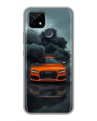 Чохол для Realme C21 з картинкою «Audi у хмарах диму» Чохол для Realme C21 з картинкою «Audi у хмарах диму»