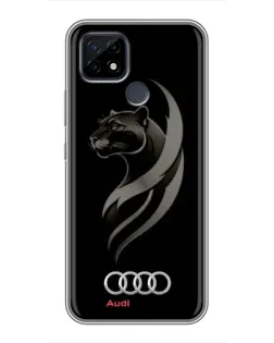 Чохол для Realme C21 з картинкою «Графіка — пантера та Audi» Чохол для Realme C21 з картинкою «Графіка — пантера та Audi»