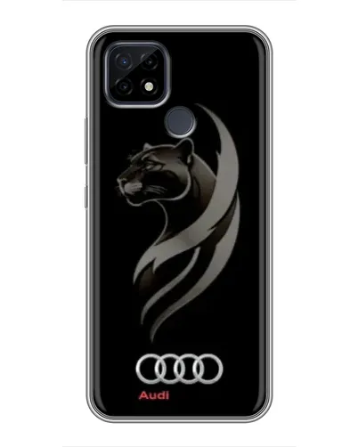 Чохол для Realme C21 з картинкою «Графіка — пантера та Audi» Чохол для Realme C21 з картинкою «Графіка — пантера та Audi»