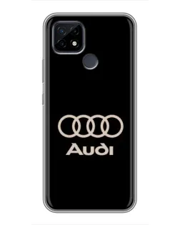 Чохол для Realme C21 з картинкою «Audi — золотий логотип» Чохол для Realme C21 з картинкою «Audi — золотий логотип»