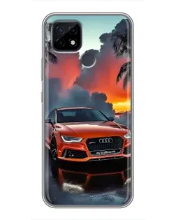 Чохол для Realme C21 з картинкою «Audi — захід сонця» Чохол для Realme C21 з картинкою «Audi — захід сонця»