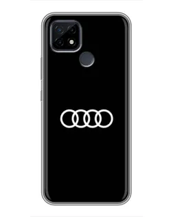Чохол для Realme C21 з картинкою «Audi White Logo» Чохол для Realme C21 з картинкою «Audi White Logo»