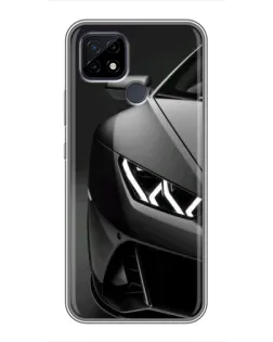 Чохол для Realme C21 з картинкою «Lamborghini фари деталізація»