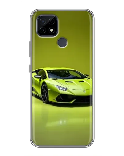 Чохол для Realme C21 з картинкою «Салатовий Lamborghini Huracan» Чохол для Realme C21 з картинкою «Салатовий Lamborghini Huracan»