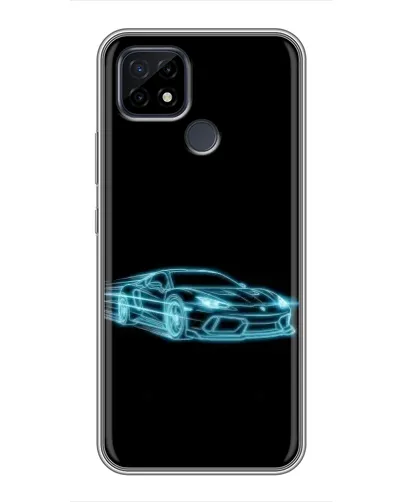 Чохол для Realme C21 з картинкою «Неоновий контур Lamborghini» Чохол для Realme C21 з картинкою «Неоновий контур Lamborghini»