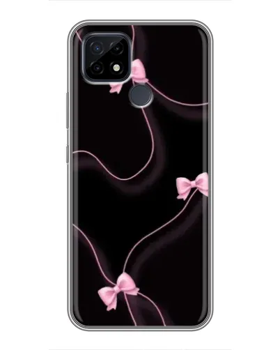 Чохол для Realme C21 з картинкою «Рожеві стрічки»