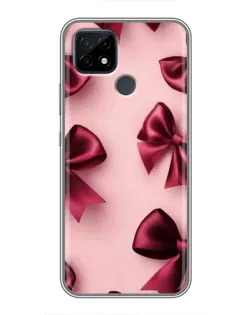 Чохол для Realme C21 з картинкою «Бордовий атлас» Чохол для Realme C21 з картинкою «Бордовий атлас»