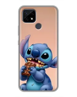 Чохол для Realme C21 з картинкою «Стіч їсть шоколад» Чохол для Realme C21 з картинкою «Стіч їсть шоколад»