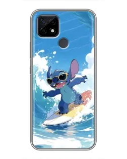 Чохол для Realme C21 з картинкою «Стіч на хвилі» Чохол для Realme C21 з картинкою «Стіч на хвилі»
