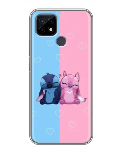 Чохол для Realme C21 з картинкою «Stitch та Angel Love» Чохол для Realme C21 з картинкою «Stitch та Angel Love»