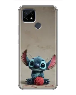 Чохол для Realme C21 з картинкою «Стіч на чоричневому фоні» Чохол для Realme C21 з картинкою «Стіч на чоричневому фоні»