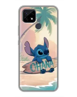 Чохол для Realme C21 з картинкою «Стіч на серфі» Чохол для Realme C21 з картинкою «Стіч на серфі»