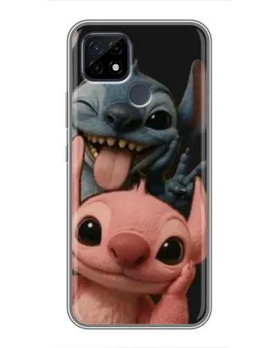 Чохол для Realme C21 з картинкою «Стіч та Ангел» Чохол для Realme C21 з картинкою «Стіч та Ангел»