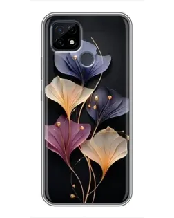 Чохол для Realme C21 з картинкою «Лілові квіти грації» Чохол для Realme C21 з картинкою «Лілові квіти грації»