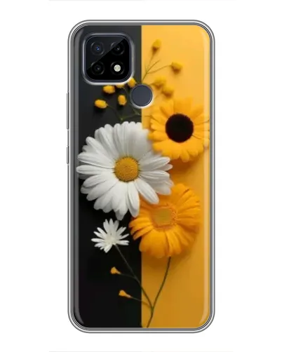 Чохол для Realme C21 з картинкою «Соняшник та ромашка» Чохол для Realme C21 з картинкою «Соняшник та ромашка»