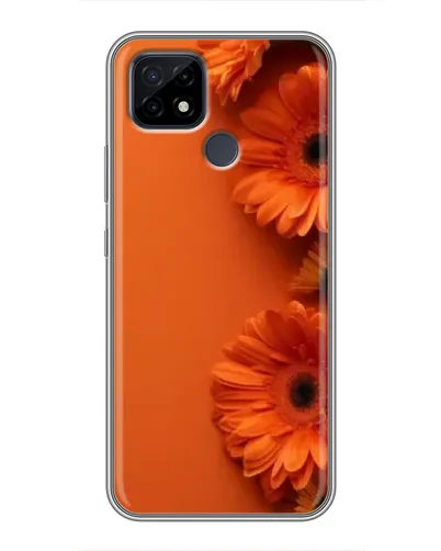 Чохол для Realme C21 з картинкою «Помаранчеві гербери» Чохол для Realme C21 з картинкою «Помаранчеві гербери»