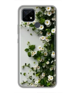 Чохол для Realme C21 з картинкою «Гілка дрібних білих квітів» Чохол для Realme C21 з картинкою «Гілка дрібних білих квітів»