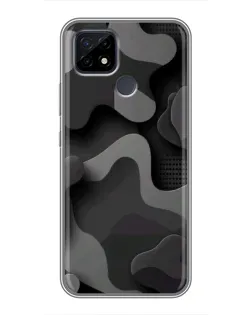 Чохол для Realme C21 з картинкою «Темний абстрактний камуфляж» Чохол для Realme C21 з картинкою «Темний абстрактний камуфляж»