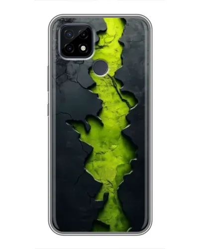 Чохол для Realme C21 з картинкою «Салатовий розлом скелі» Чохол для Realme C21 з картинкою «Салатовий розлом скелі»
