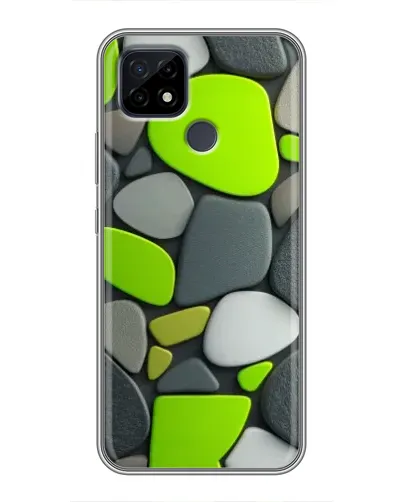 Чохол для Realme C21 з картинкою «Яскрава неонова галька» Чохол для Realme C21 з картинкою «Яскрава неонова галька»