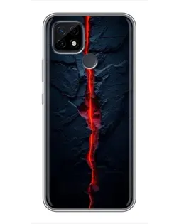 Чохол для Realme C21 з картинкою «Червона лавова тріщина» Чохол для Realme C21 з картинкою «Червона лавова тріщина»