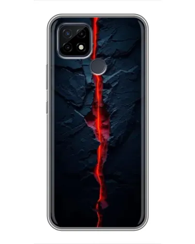 Чохол для Realme C21 з картинкою «Червона лавова тріщина» Чохол для Realme C21 з картинкою «Червона лавова тріщина»