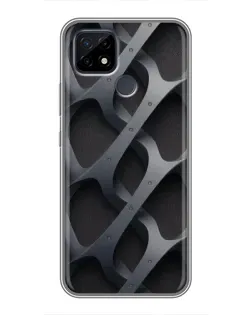 Чохол для Realme C21 з картинкою «Об'ємне сіре плетіння» Чохол для Realme C21 з картинкою «Об'ємне сіре плетіння»