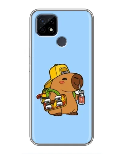 Чохол для Realme C21 з картинкою «Капібара на скейті» Чохол для Realme C21 з картинкою «Капібара на скейті»