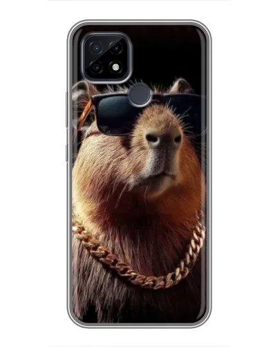 Чохол для Realme C21 з картинкою «Капібара золотий ланцюг» Чохол для Realme C21 з картинкою «Капібара золотий ланцюг»